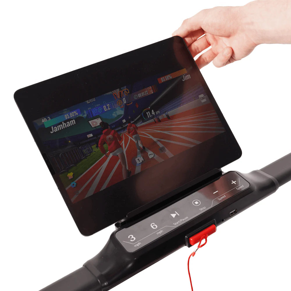 Treadmill™ Q1 Mini | Fällbart löpband med ledstång